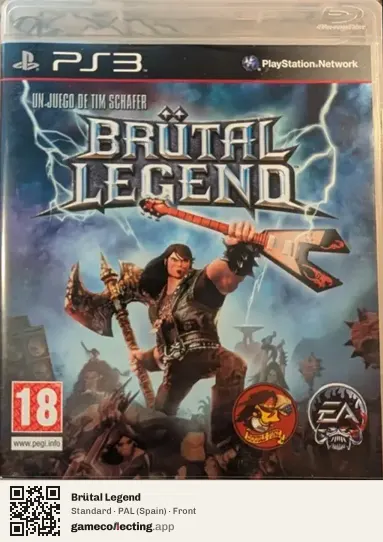 Brütal Legend PlayStation 3, Spain box front
