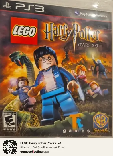 LEGO Harry Potter: Years 5-7 PlayStation 3, North America box front