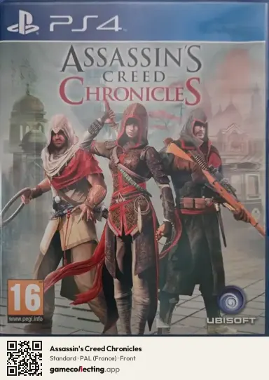 Assassin's Creed Chronicles PlayStation 4, France box front