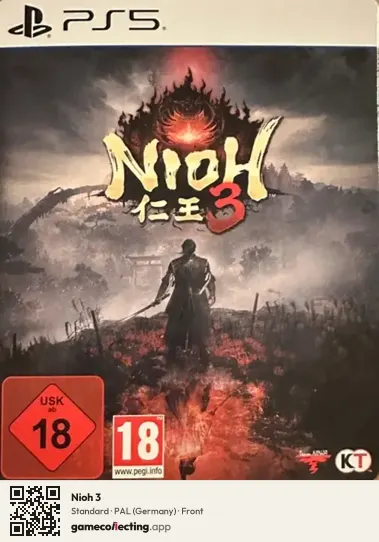 Nioh 3 PlayStation 5, Germany box front