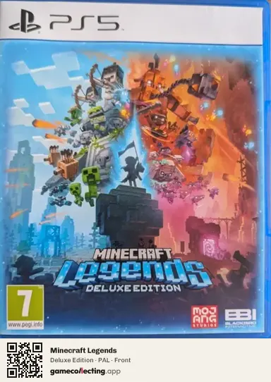 Minecraft Legends PlayStation 5, PAL box front