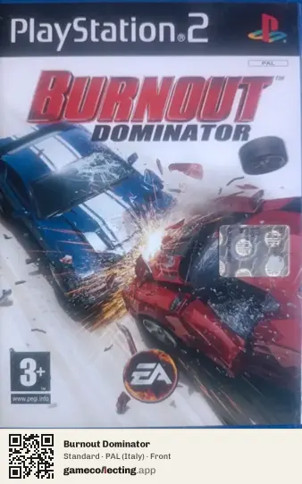 Burnout Dominator PlayStation 2, Italy box front