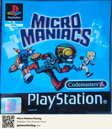Micro Maniacs Racing PlayStation, France box front