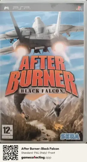 After Burner: Black Falcon PlayStation Portable, Italy box front