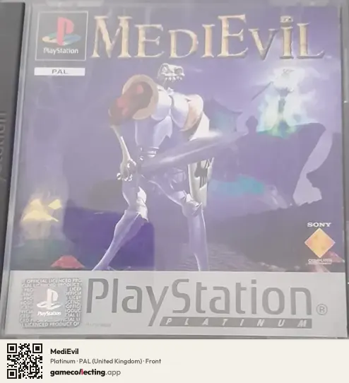 MediEvil PlayStation, United Kingdom box front