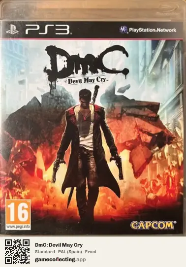 DmC: Devil May Cry PlayStation 3, Spain box front