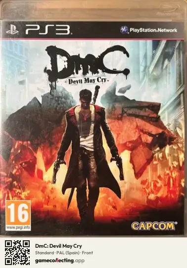 DmC: Devil May Cry PlayStation 3, Spain box front