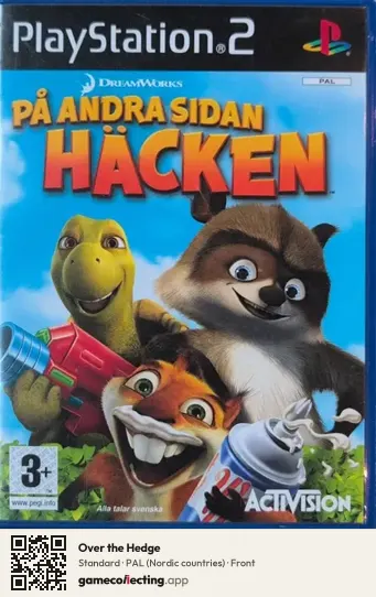 Over the Hedge PlayStation 2, Nordic countries box front