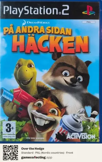 Over the Hedge PlayStation 2, Nordic countries box front