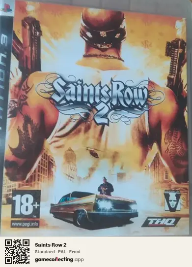 Saints Row 2 PlayStation 3, PAL box front