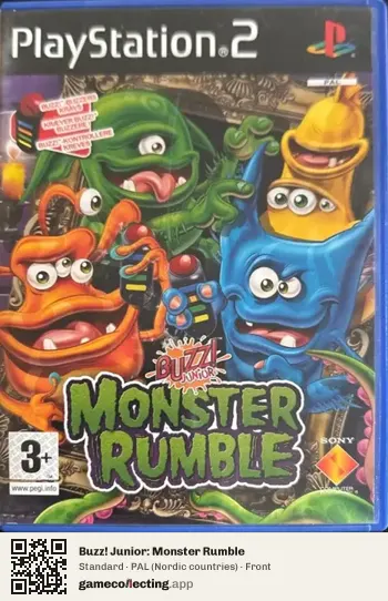 Buzz! Junior: Monster Rumble PlayStation 2, Nordic countries box front