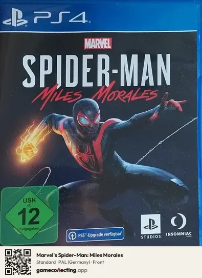 Marvel's Spider-Man: Miles Morales PlayStation 4, Germany box front