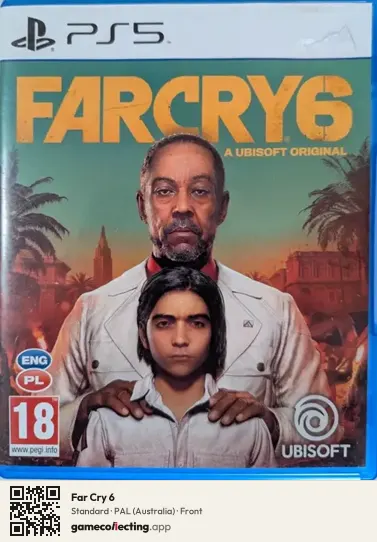 Far Cry 6 PlayStation 5, Australia box front