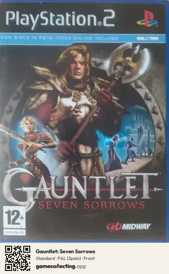 Gauntlet: Seven Sorrows PlayStation 2, Spain box front