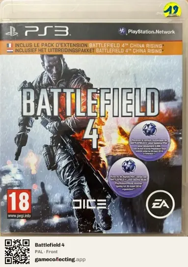 Battlefield 4 PlayStation 3, PAL box front
