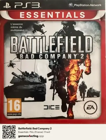 Battlefield: Bad Company 2 PlayStation 3, France box front