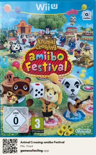 Animal Crossing: amiibo Festival Nintendo Wii U, PAL box front