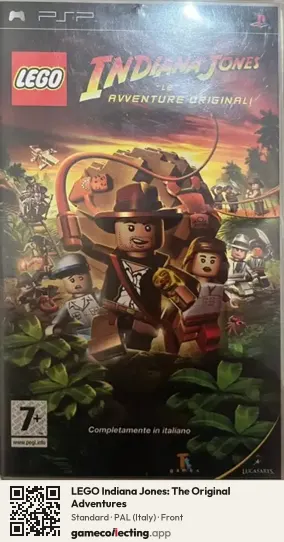 LEGO Indiana Jones: The Original Adventures PlayStation Portable, Italy box front