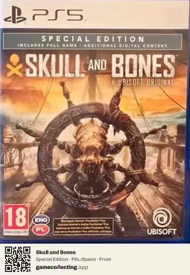 Skull and Bones PlayStation 5, Spain box front