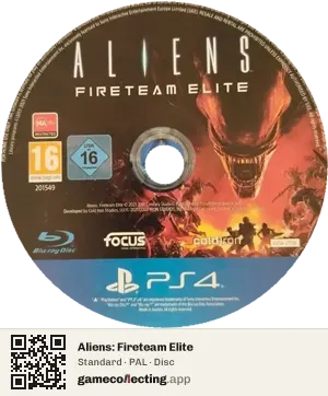 Aliens: Fireteam Elite PlayStation 4, PAL disc