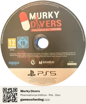 Murky Divers PlayStation 5, PAL disc