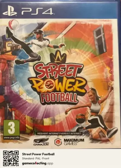 Street Power Football PlayStation 4, PAL box front