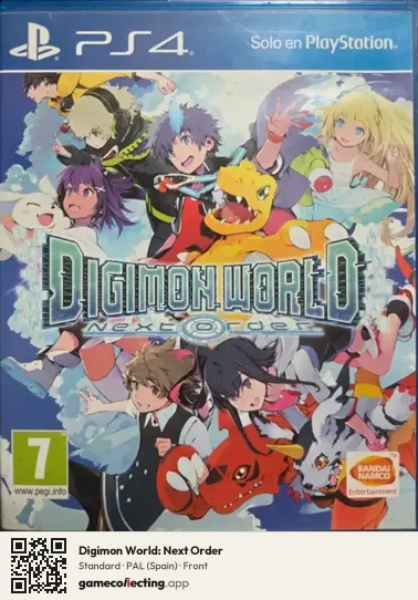 Digimon World: Next Order PlayStation 4, Spain box front
