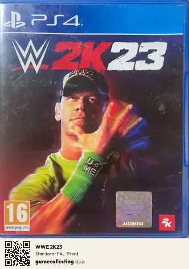 WWE 2K23 PlayStation 4, PAL box front