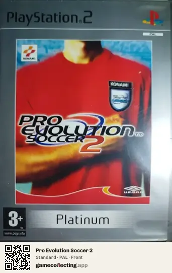 Pro Evolution Soccer 2 PlayStation 2, PAL box front