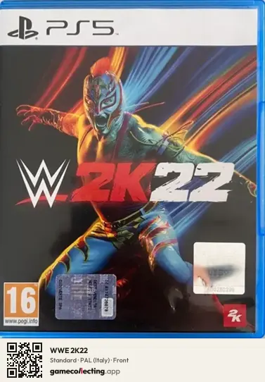 WWE 2K22 PlayStation 5, Italy box front