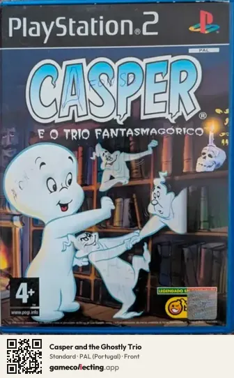 Casper and the Ghostly Trio PlayStation 2, Portugal box front