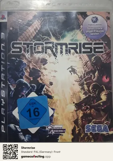 Stormrise PlayStation 3, Germany box front