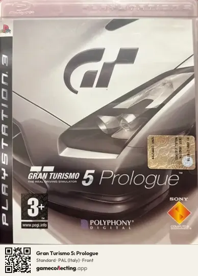 Gran Turismo 5: Prologue PlayStation 3, Italy box front