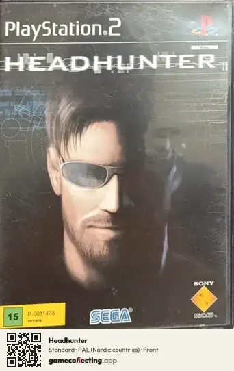 Headhunter PlayStation 2, Nordic countries box front