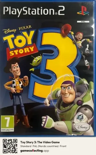 Toy Story 3: The Video Game PlayStation 2, Nordic countries box front