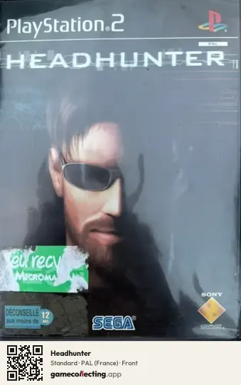 Headhunter PlayStation 2, France box front