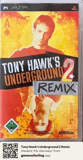 Tony Hawk's Underground 2 Remix PlayStation Portable, Germany box front