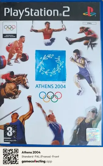 Athens 2004 PlayStation 2, France box front