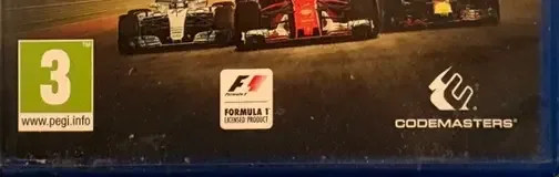 F1 2017, the USK square on its front