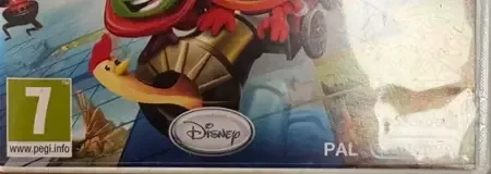 Disney Universe, the PEGI square on its front