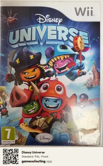 Disney Universe Nintendo Wii, PAL box front