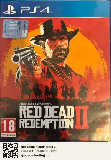 Red Dead Redemption 2 PlayStation 4, Italy box front