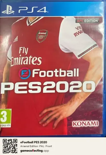 eFootball PES 2020 PlayStation 4, PAL box front