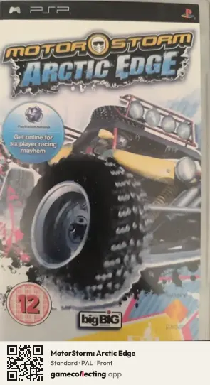 MotorStorm: Arctic Edge PlayStation Portable, PAL box front