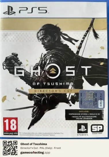 Ghost of Tsushima PlayStation 5, Italy box front
