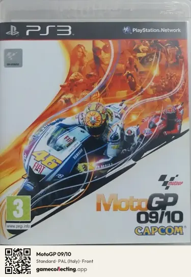 MotoGP 09/10 PlayStation 3, Italy box front