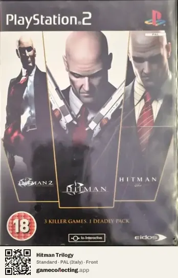 Hitman Trilogy PlayStation 2, Italy box front