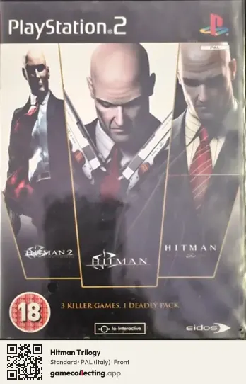 Hitman Trilogy PlayStation 2, Italy box front