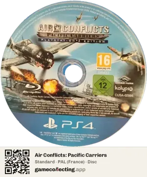 Air Conflicts: Pacific Carriers PlayStation 4, PAL disc
