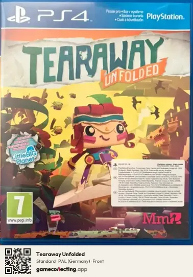 Tearaway Unfolded PlayStation 4, Germany box front